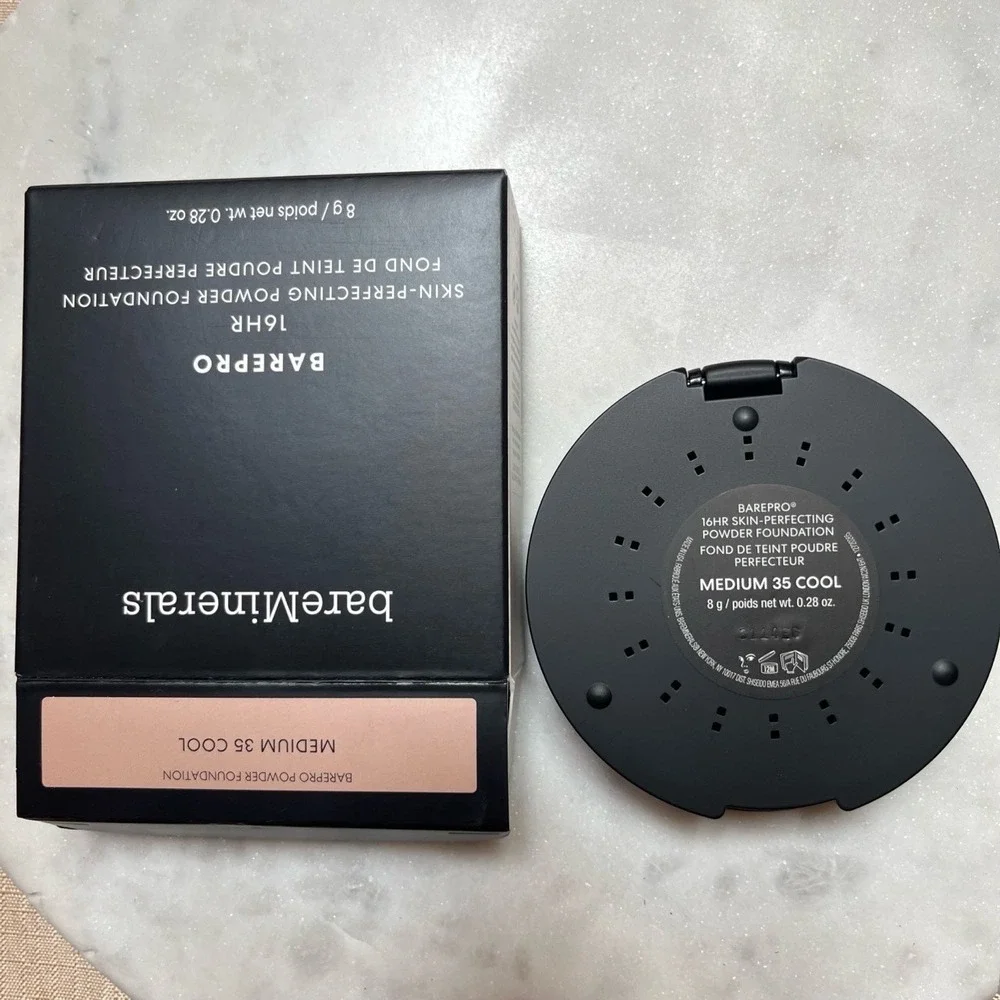 New bareMinerals Barepro MEDIUM‎ 35 COOL 16HR Skin-Perfecting Powder Foundation